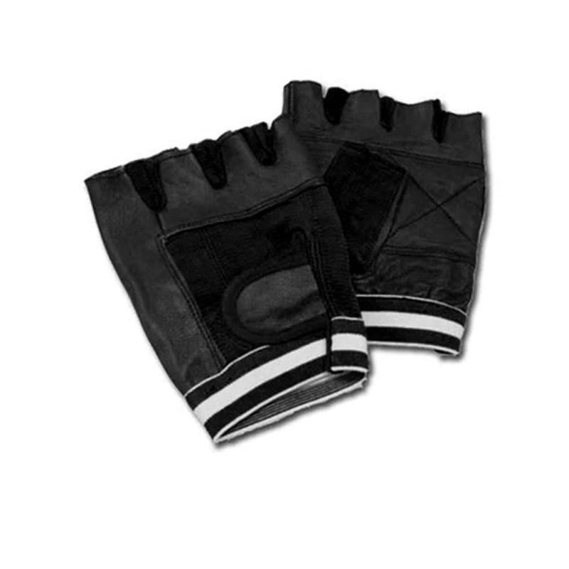 Premium Black Weight Lifting Gloves Leather Padded Training for Men & Women Comfort Fit Sizes S-3XL